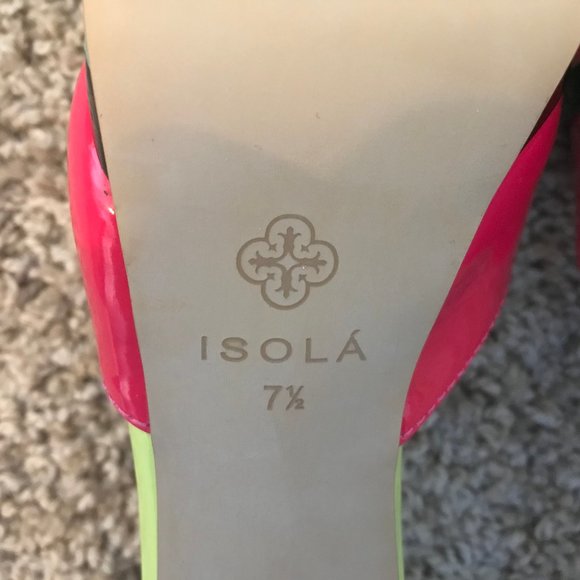 Isolá Black Neon Heels - Picture 5 of 7